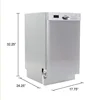 18-Inch Stainless Steel Dishwasher LED Display 3 Wash Options 6 Cycles Low Noise Rating 53dB Compact Maximum Capacity Advanced 6