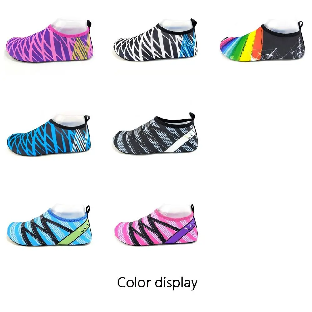 Nnti-slip Quick-Drying Water Shoes Unisex Light Swimming Sandals Flat Size 34-43 Swimming Aqua Slippers Footwear