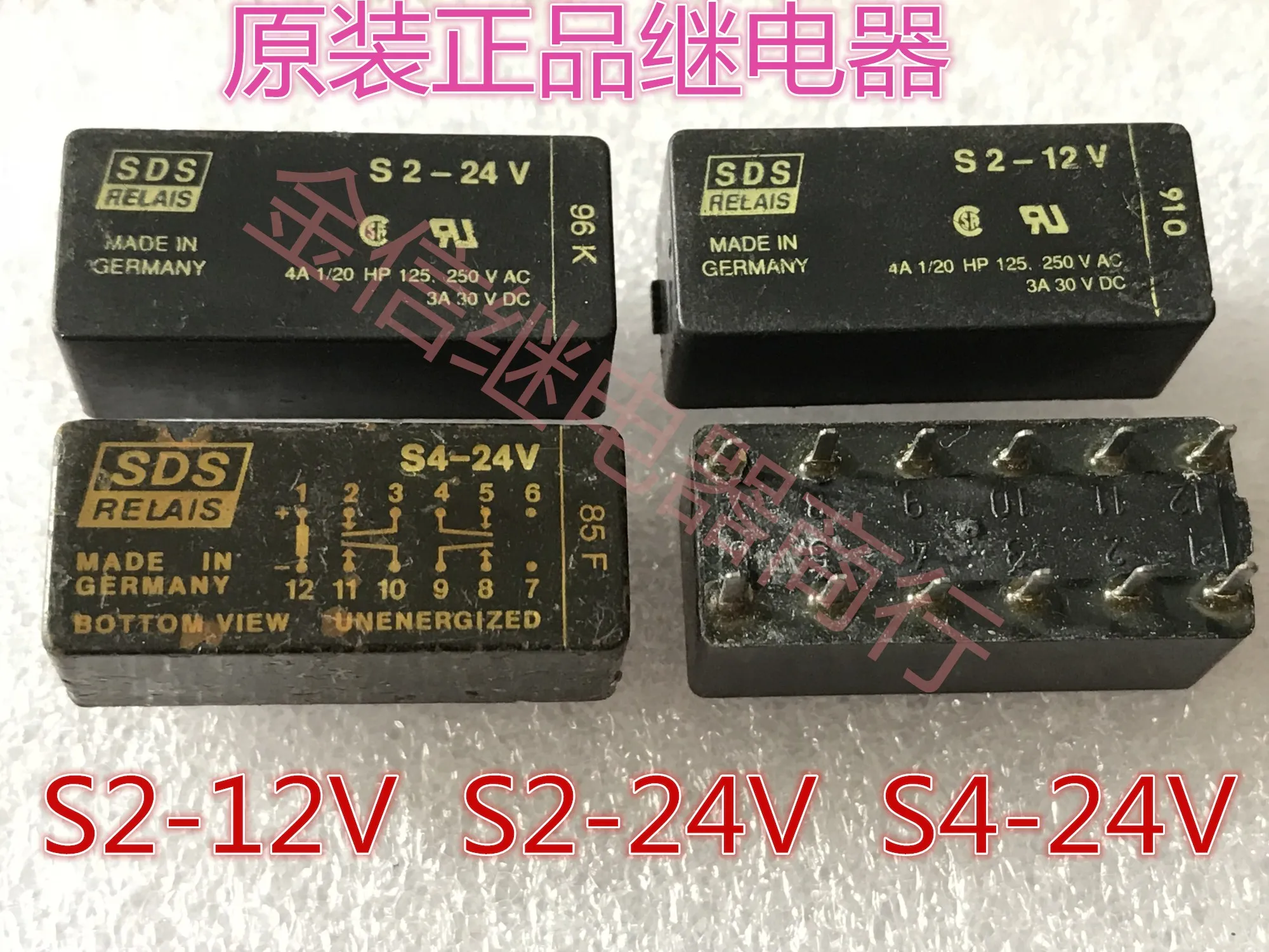 

Free shipping S2-12V S2-24V S4-24V SDS 10PCS As shown