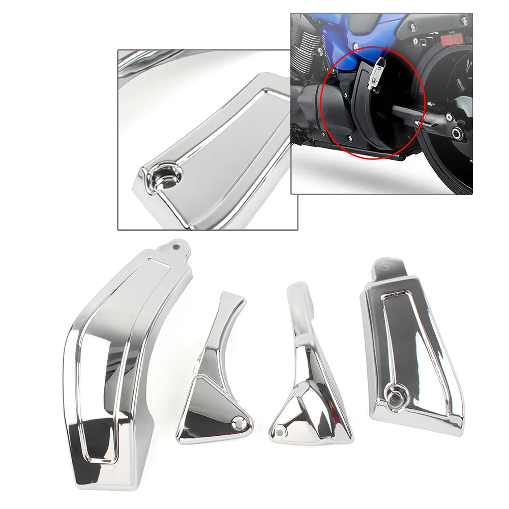 

4Pcs Chrome Motorcycle Frame Cover For Suzuki Boulevard M109 M109R All Years