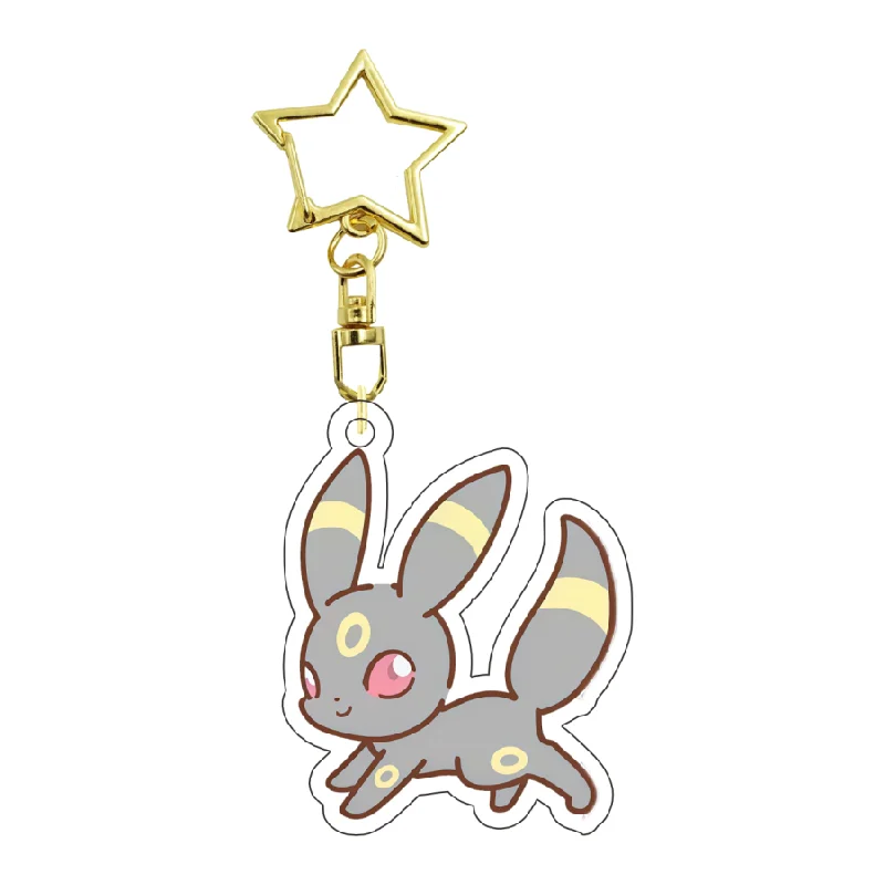 애니메이션 Vaporeon Jolteon Espeon Umbreon Leafeon Glaceon 자체 제작 아크릴 키 체인 펜던트 가방 펜던트 친구를위한 절묘한 선물