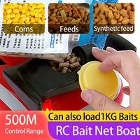 HJ807 2.4G RC Fishing Bait Boat Remote Control Nesting Boat Long Distance Fishing Hook Bait Trawling Tumbler Nesting Boat 2