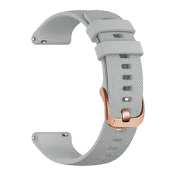 Sleek Interchangeable Smartwatch Strap - 18mm/20mm Adjustable Band - 18mm Forerunner 265S (Gray)