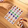 24mm Flag Mahjong 64PCS Mahjong Game Set Game Blocks Mahjong Sets For Party Seaside Escape Game Tiles Flag Pattern Tile Games 4