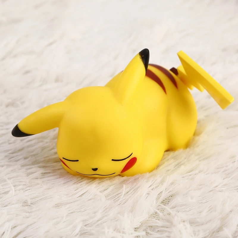 Veilleuse Pokemon Pikachu, dessin animé créatif, cœur pour fille,  décoration de chevet de chambre à coucher, cadeau d'anniversaire mignon -  AliExpress