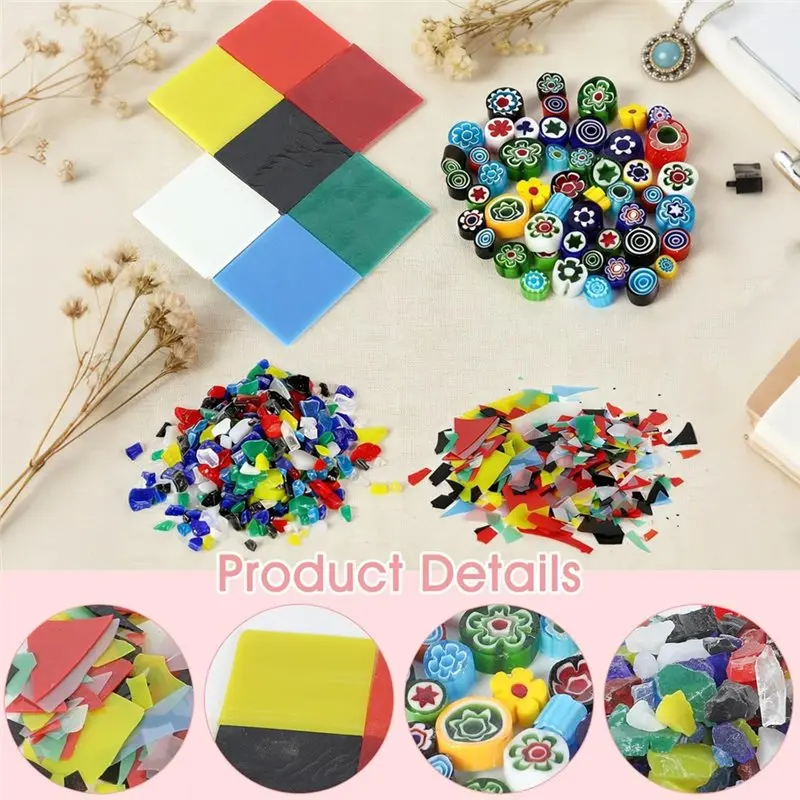 3 Bags /84G COE90 Dichroic Glass Scrap Assorted Fusible Glass Fusing Microwave Kiln For Jewelry Making Supplies