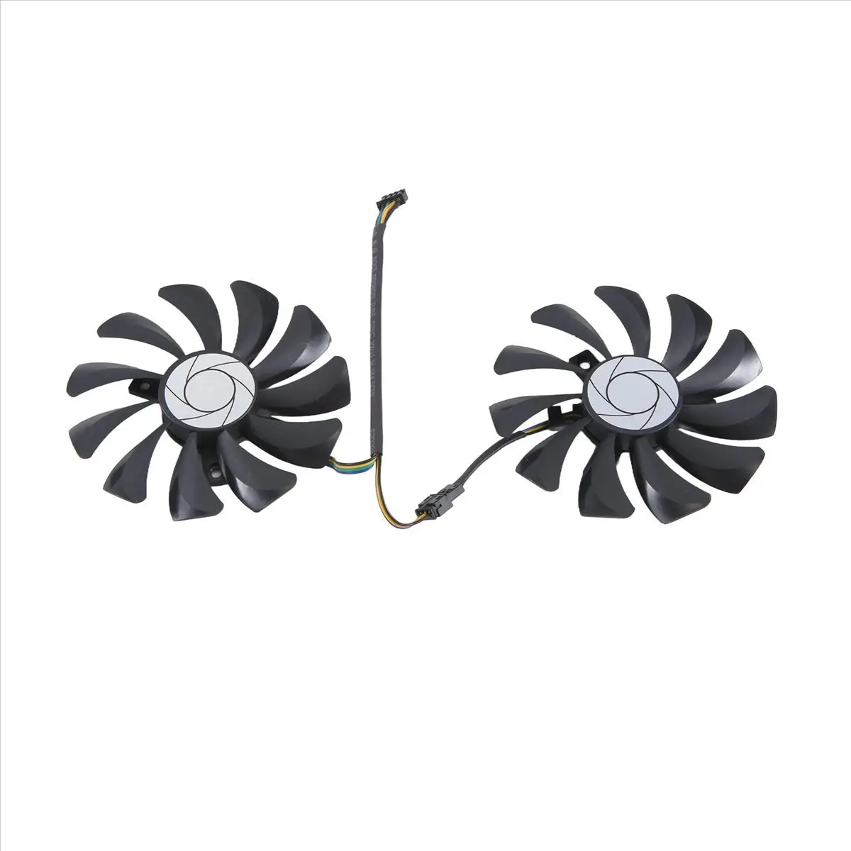 ABGN 새로운 1쌍 그래픽 카드 팬 85Mm Ha9010H12F-Z 4핀 쿨러 팬 교체품 (Gtx 1060 Oc 6G, Gtx 960, P106-100, P106, Gtx1060 호환)