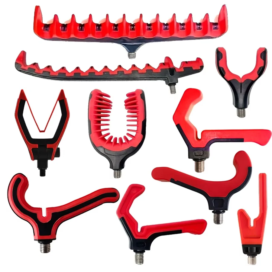 Support canne à pêche réglable PVC léger base 3/8" - Organisateur cannes carp durable support tête