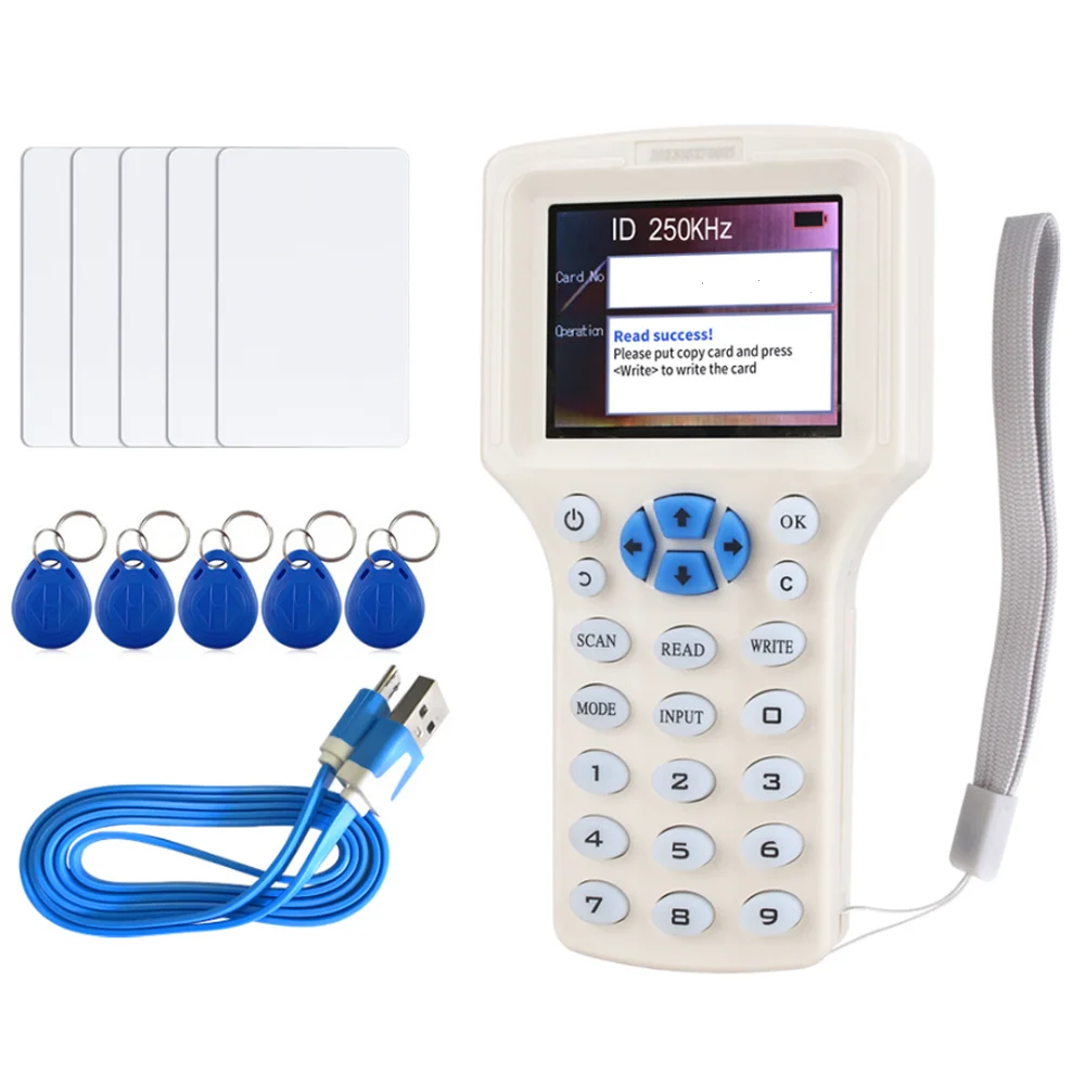 RFID-Smart-Chip-Reader-13-56Mhz-Key-Copier-125Khz-Token-Writer-IC-ID ...