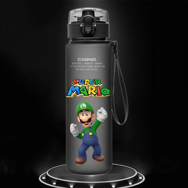 New Anime Super Mario Bros Yoshi borraccia sportiva borraccia da esterno  con cannuccia tazza d'acqua