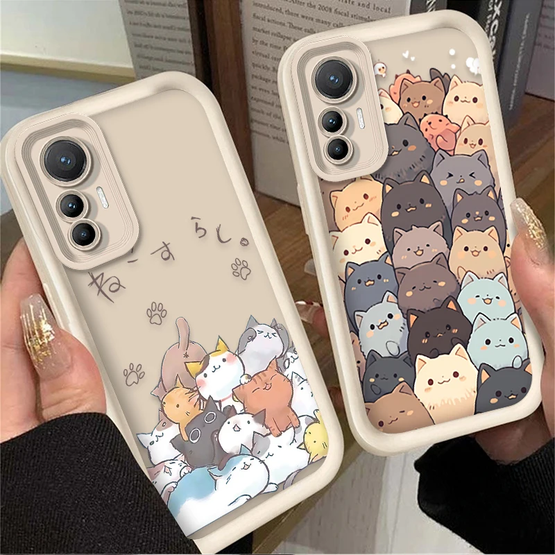 Graffiti Little Cat Phone Case Cover