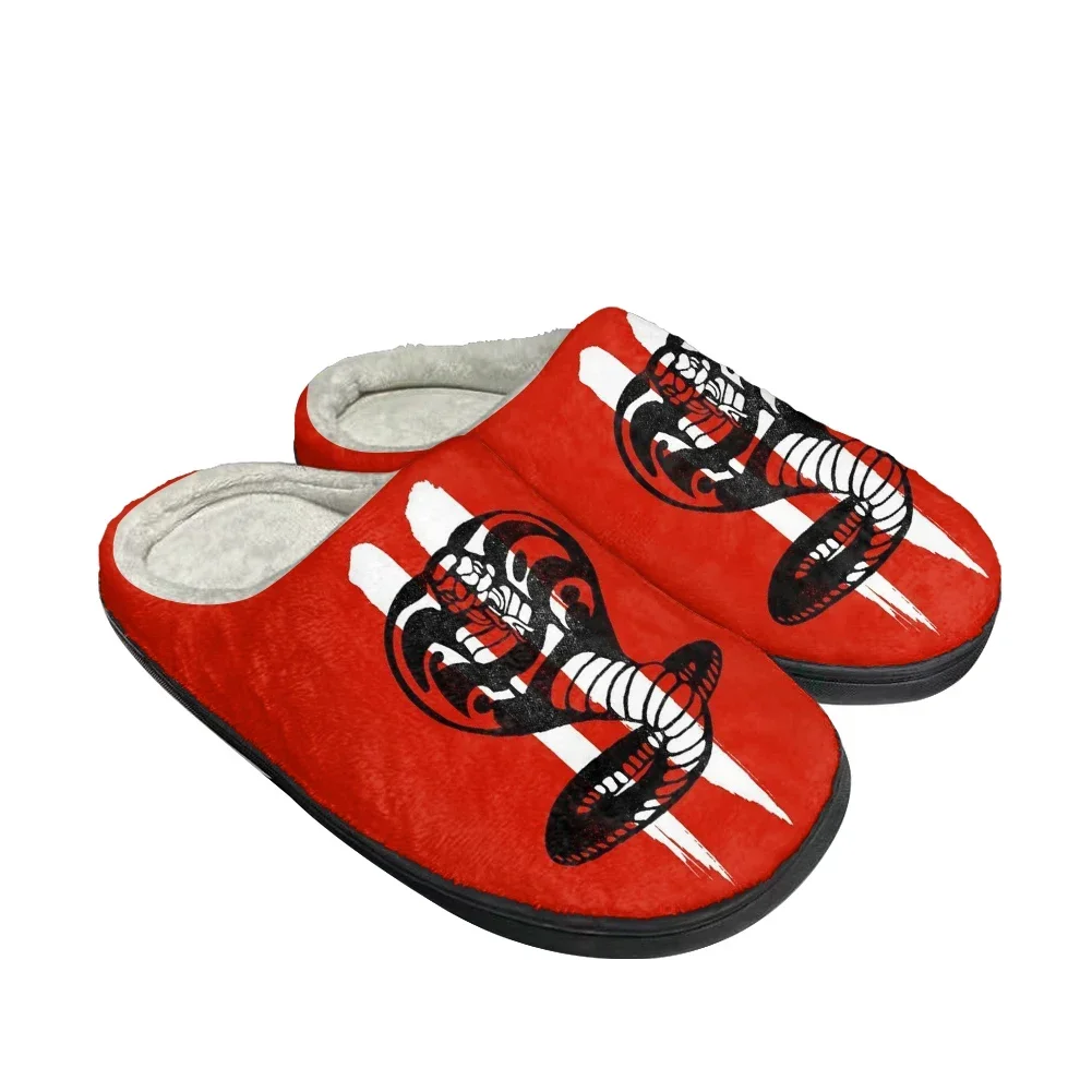 Hot Cartoon Cobra Fashion Cotton Custom Slippers Mens Womens Sandals Plush Casual Keep Warm Shoes Thermal Comfortable Slipper