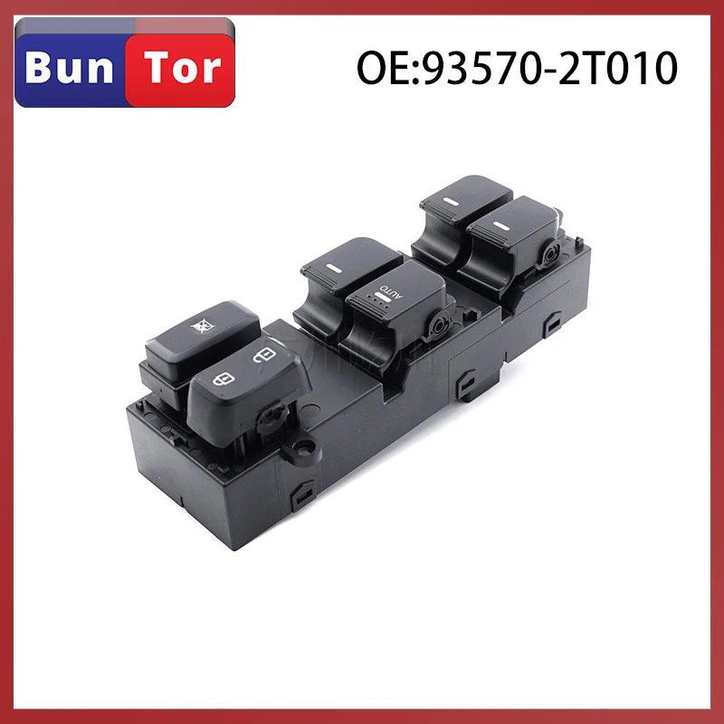 

Переключатель управления окошком автомобиля OE:93570-2T010 для Hyundai KIA K5 переключатель стеклоподъемника автомобильные аксессуары автоматический переключатель