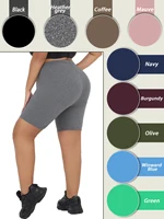 Plus Size Super Soft Biker Shorts For Women No See Through Workout Running Yoga Athletic Shorts 6"Inseam RUNNING - Image 3