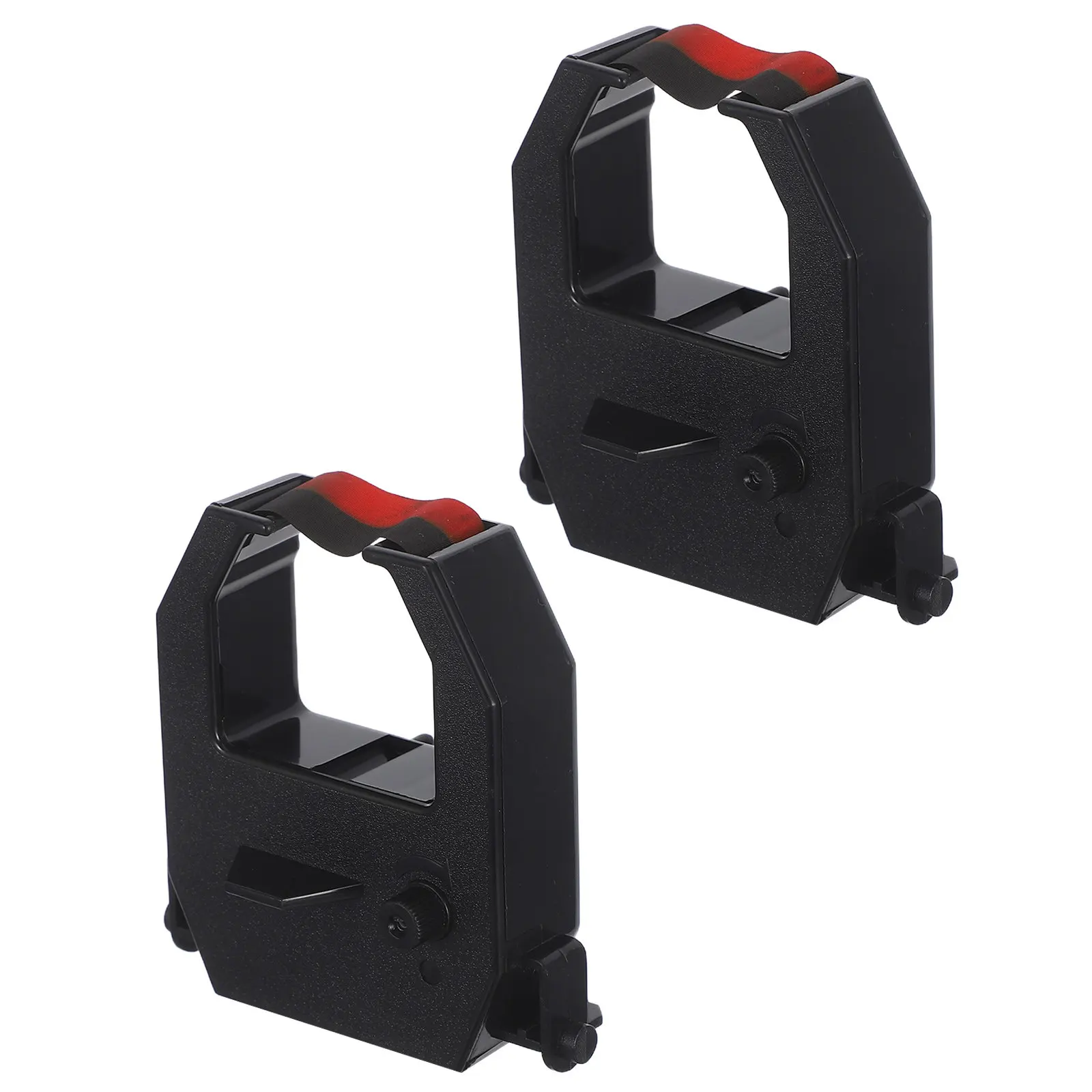 시간 기록기 프린터용 2Pcs 리본 교체품, 명확한 디지털 시간 기록 인쇄용 출..