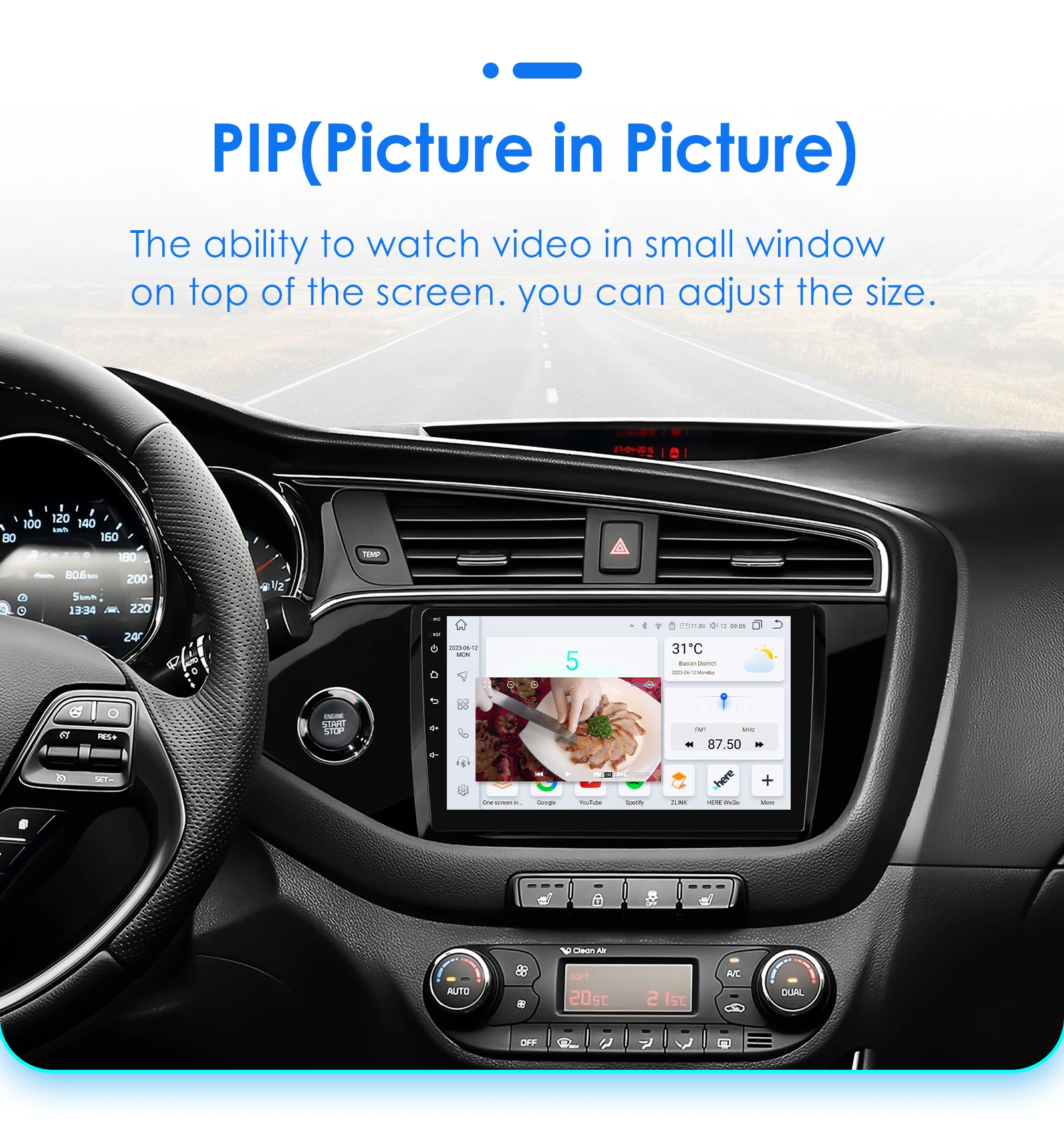 4G Carplay Android 13 Autoradio Für Kia Cee Ceed JD 2012 2013 2014 2015 2016 Multimedia-Player 2din auto radio GPS Stereo WIFI – Detail 37
