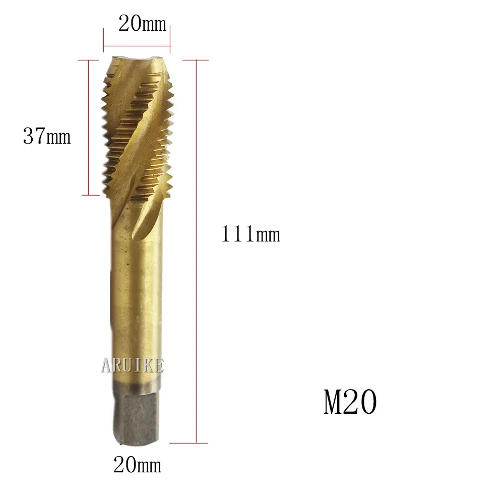 Rubinetto A Vite HSS M2-M16 Filo Per Flauto Dritto Per Rubinetto