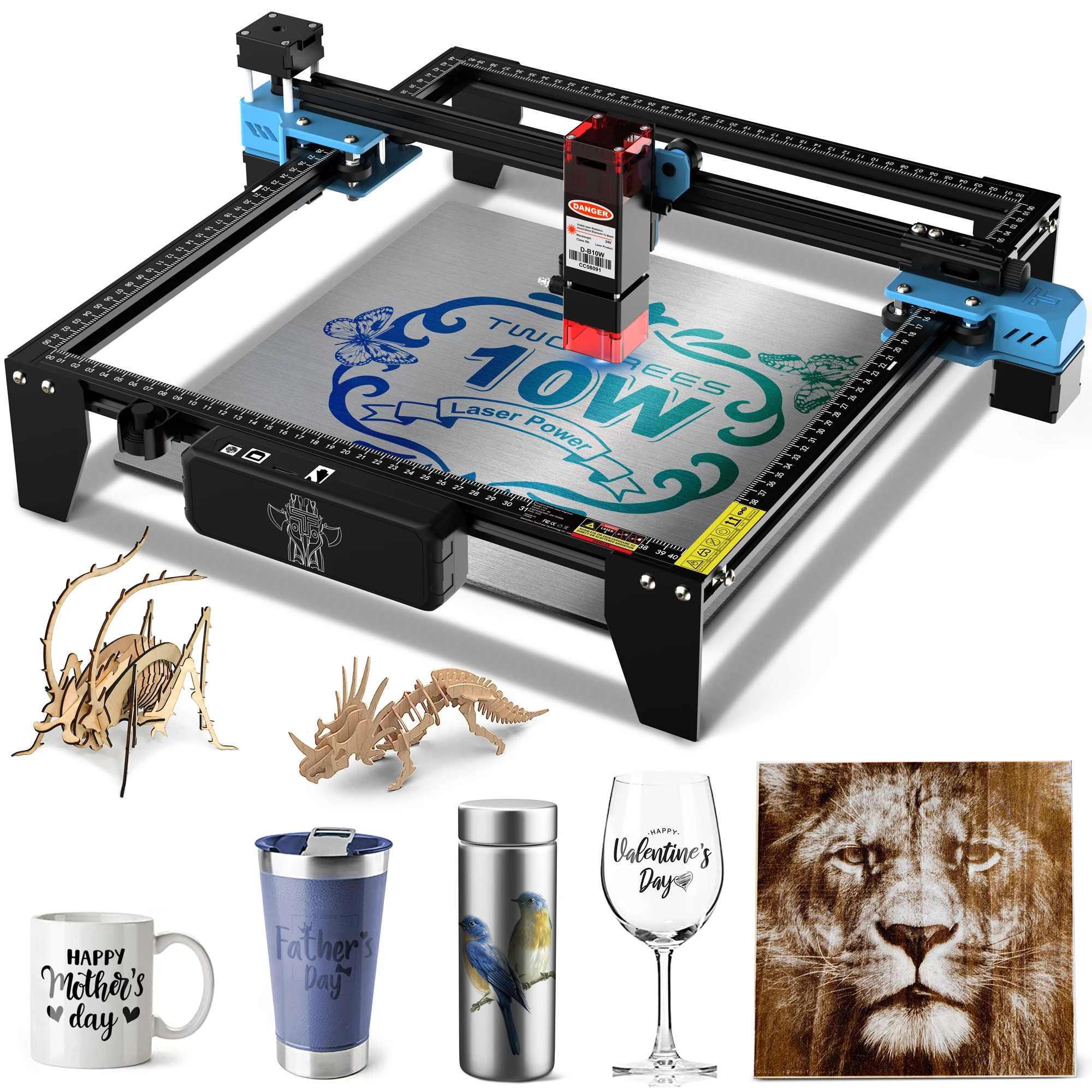 

TwoTrees TTS-10 PRO CNC Laser Engraver With Wifi Offline Control 10W Laser Engraving Machine 450±5nm Blue Light CNC Machine