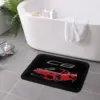 Red Chevy Corvette C8 Mid Engine Anti-slip Doormat Floor Mat Absorbent Mat Carpet Rug for Kitchen Entrance Home Footpad Mats 4