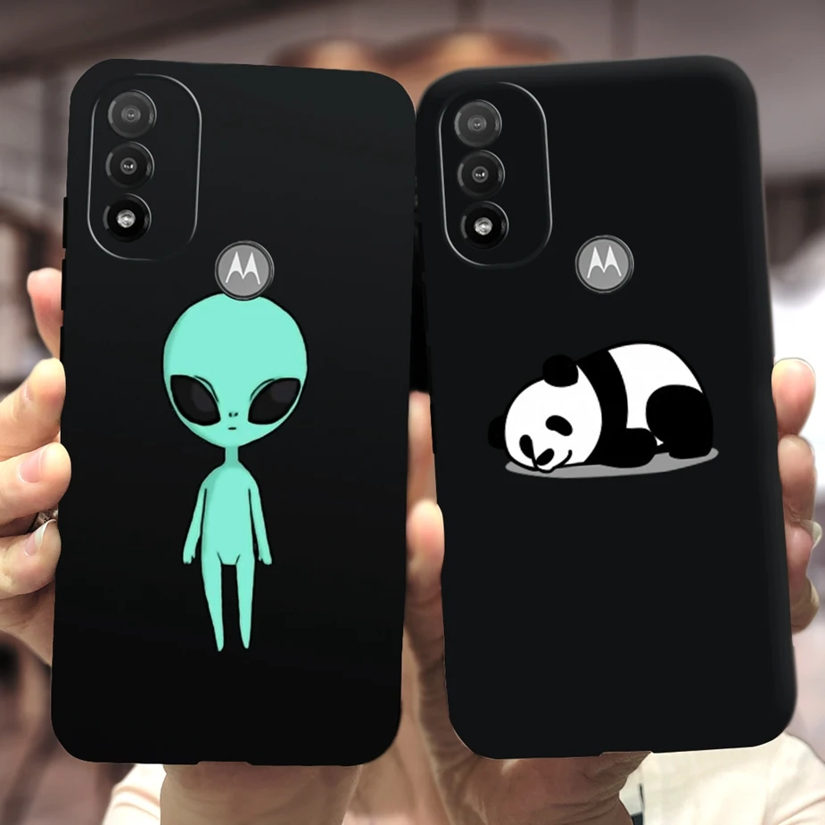 Per Motorola Moto E20 Custodia Moto E30 Cute Alien Panda Cover Custodia Morbida In Silicone Tpu Per Motorola E30 E 30 Motoe20 Cover Posteriore