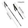 Trekking Pole Adjustable Non-slip Collapsible Hiking Walking Sticks Aluminum Alloy Cane Mountaineering Climbing Crutches 6