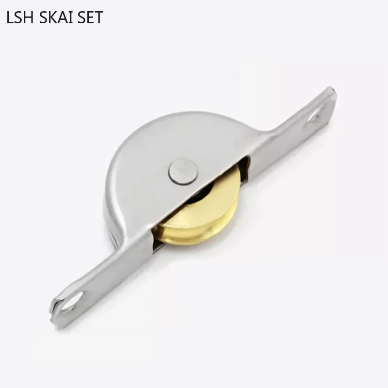 Stainless Steel Sliding Door Roller Wheel Barn Door Window Rollers Flat/concave Groove Mute Pulley Furniture Hardware 2pcs sliding door roller sliding door pulley