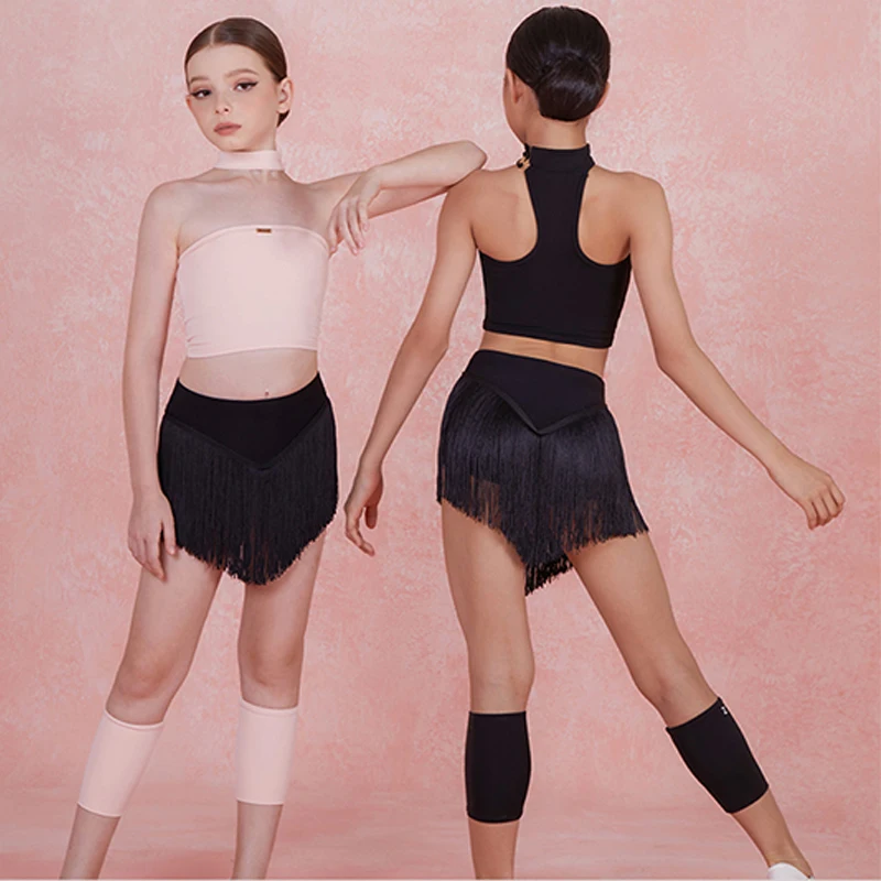 Girls Sports Leg Covers Latin Dance Clothes Accessories Cha Cha Rumba Training Leg Elastic Cover Calf Protection DNV20723