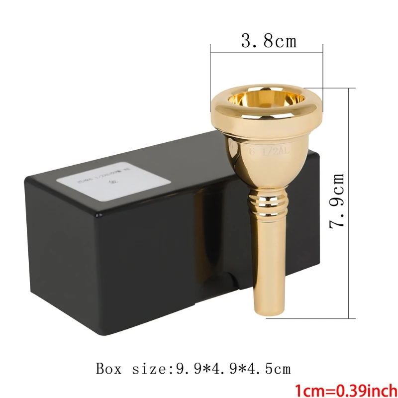 M5TC Durable Baritone and Euphonium Mouthpiece for Professional Trombone Learners Applicable to Musical Instrument Store