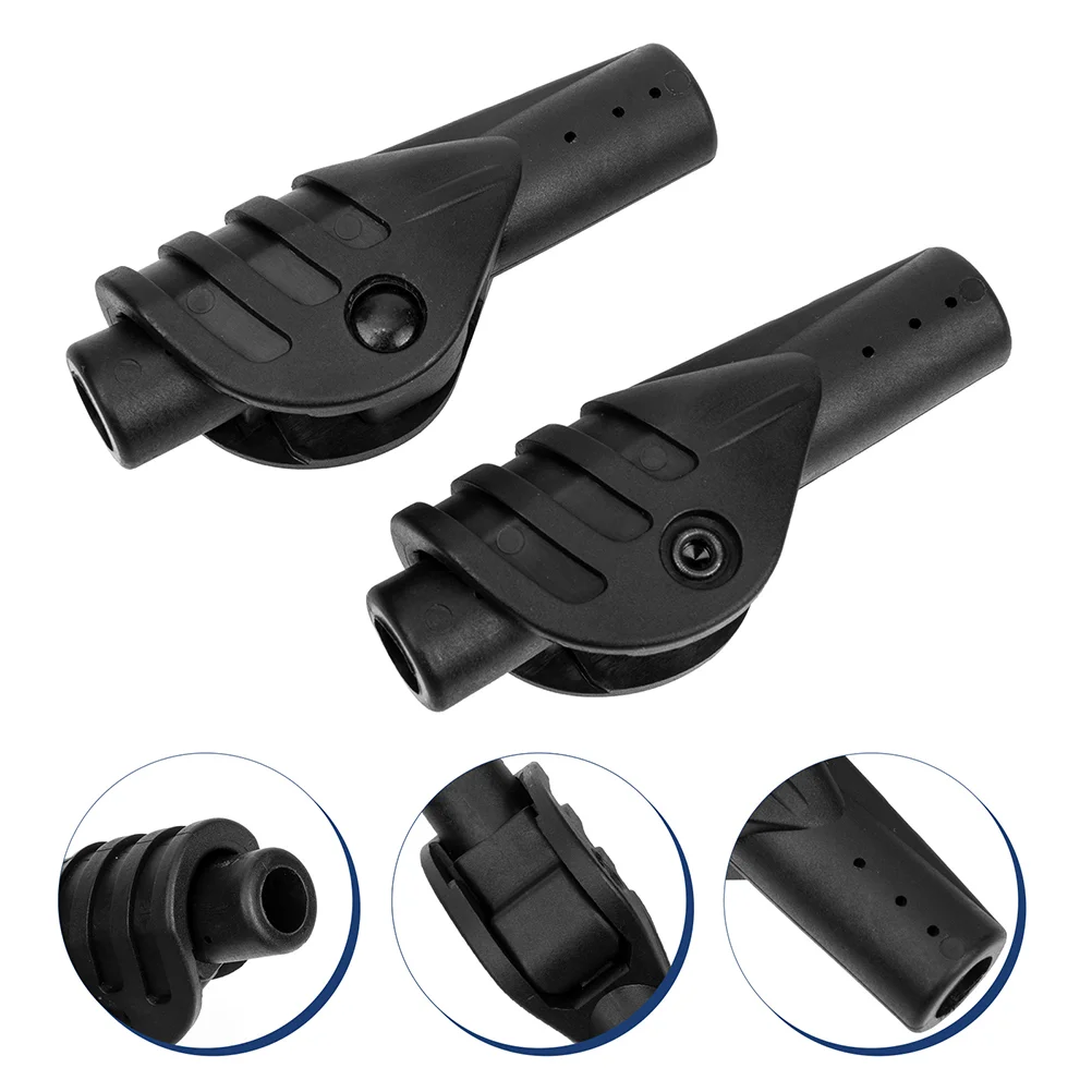 

2 Pcs Tents Poles Joint Replacement Camping Supplies Components Repair Connectors