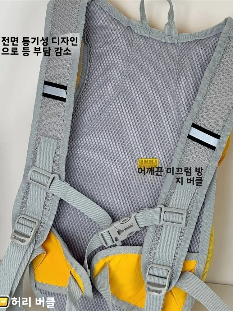초경량 여성용 스포츠 여행 백팩 야외 사이클링 하이킹 등산 가방 내구성 있는 폴리에스터 원단 숄더백