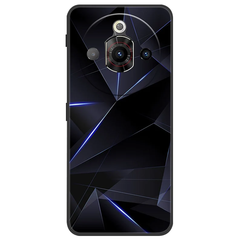 ZTE Nubia Focus Pro Black Silicone TPU Soft Phone Cover - Protective Back Shells