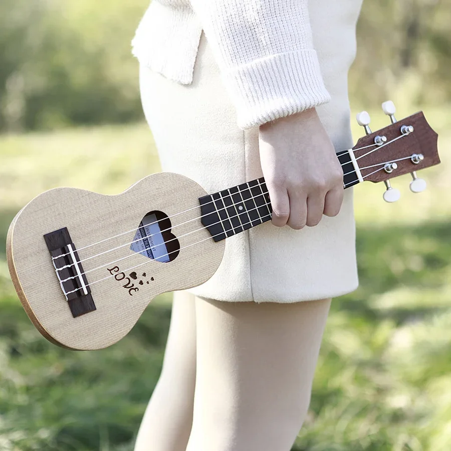 17 Inch Ukulele Set 4 String With Storage Bag