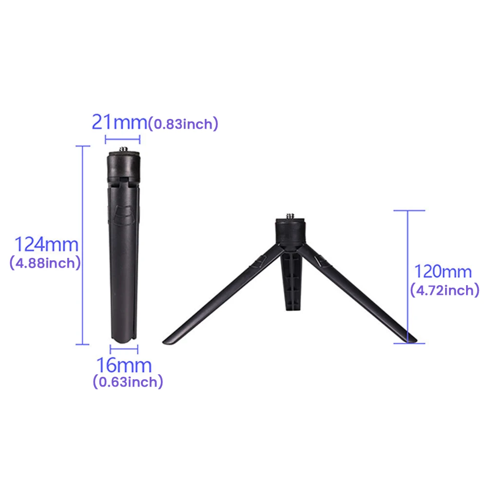 Handheld Gimbal Camera Charging Base Plastic Standard 1/4 Screw Hole Mount for DJI POCKET 2/OSMO POCKET