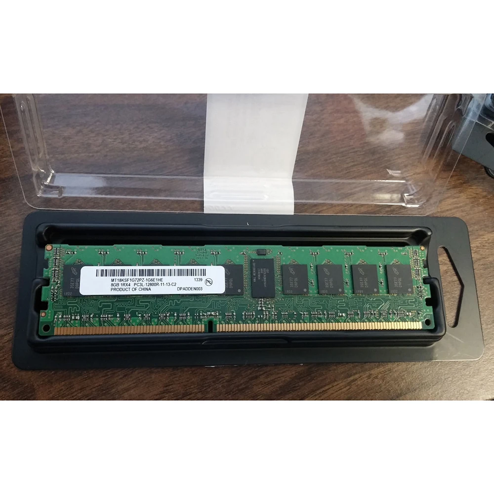 1PCS For MT 8GB 1RX4 PC3L-12800R Server Memory 8G DDR3L 1600 ECC REG MT18KSF1G72PZ-1G6E1HE 6 1PCS For MT 8GB 1RX4 PC3L-12800R Server Memory 8G DDR3L 1600 ECC REG MT18KSF1G72PZ-1G6E1HE - Image 4