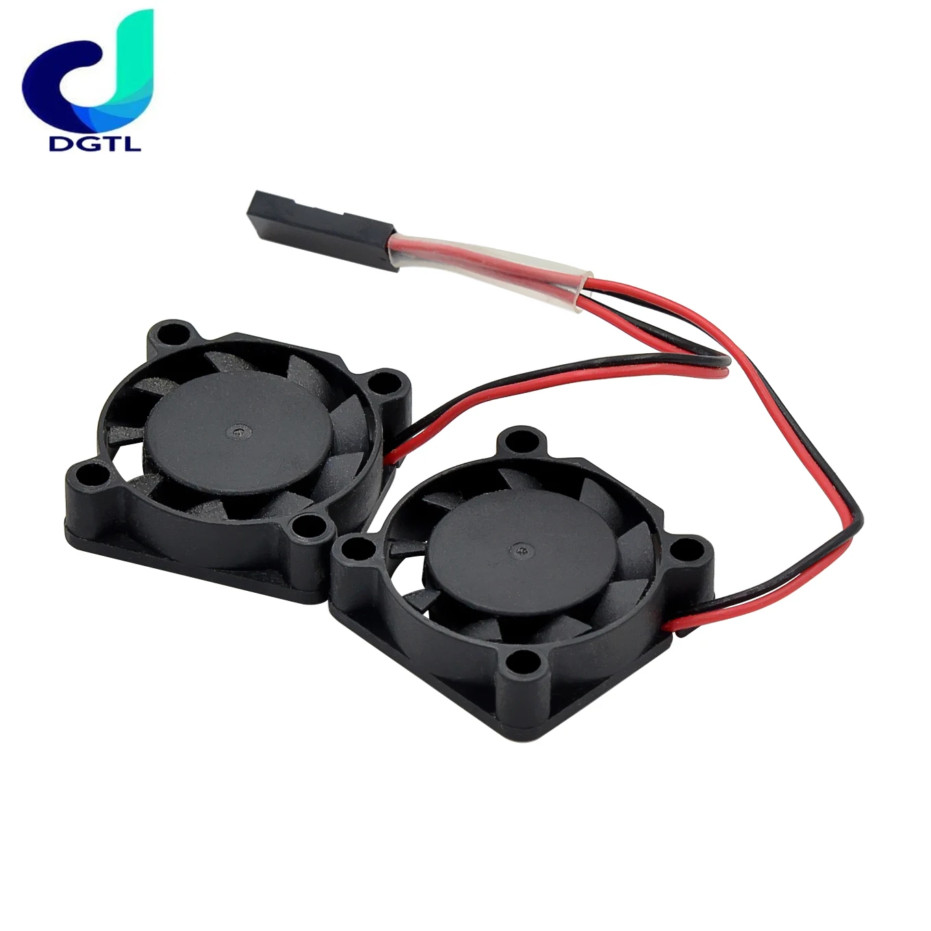 Fan Module Dual for Raspberry Pi 4B 3B+ 3B Aluminum Case Replacement 25x25x7 cm fan module