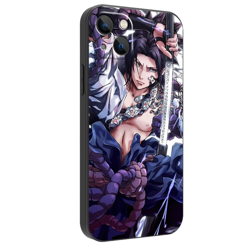 NARUTO Phone Case For iPhone 11 12 13 Pro MAX Mini 6 6S 7 8 Plus X SR XS MAX SE 2020 Anime Cartoon Funda Cover Designer Shell waterproof phone bag Cases & Covers