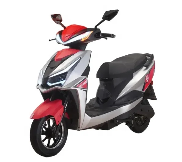 2023 Wholesale 1000-1500W fashionable 2 wheel electric scooter adult electric motorcycle for india market india a portrait