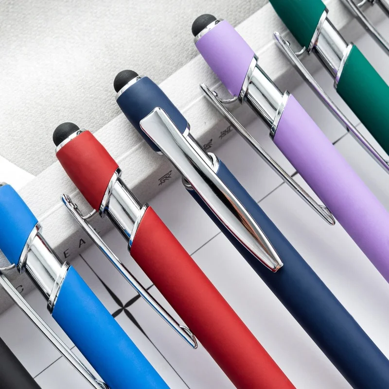 Ballpoint Pen Multifunction Ballpoint Pen Multifunctional Pen Ball Point Pen 1 Pieces Multicolor Press Pen Cute Metal Ballpoint Pens Capacitive Touch Stationery School Office Supply