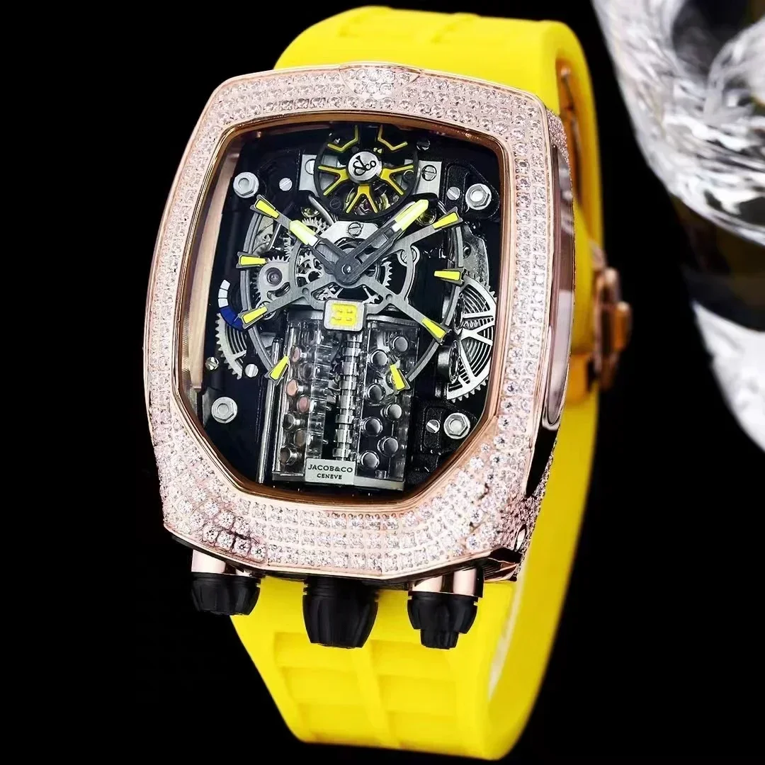 Men's Mechanical Watch automatic carving design mens watch