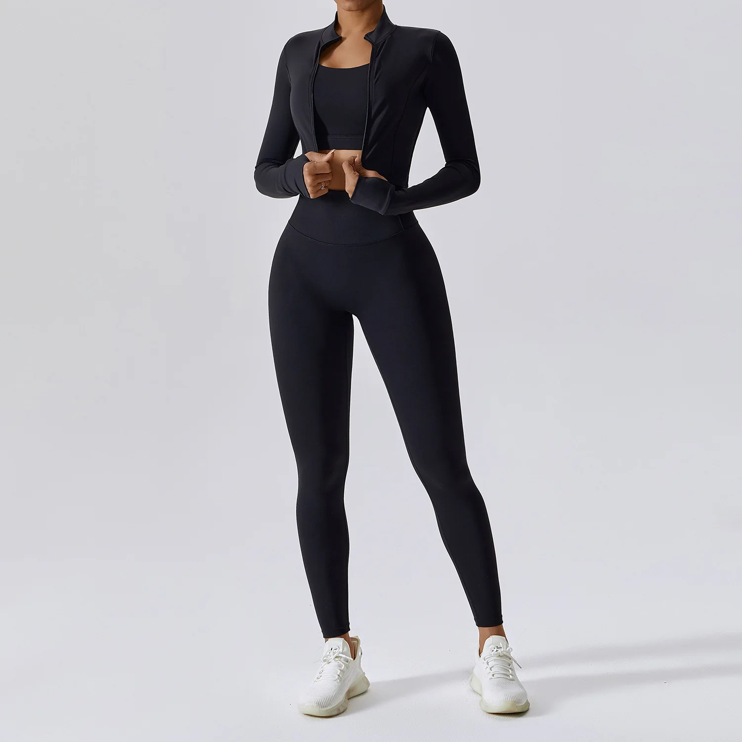 3 Pieces Women Tracksuit sports suit