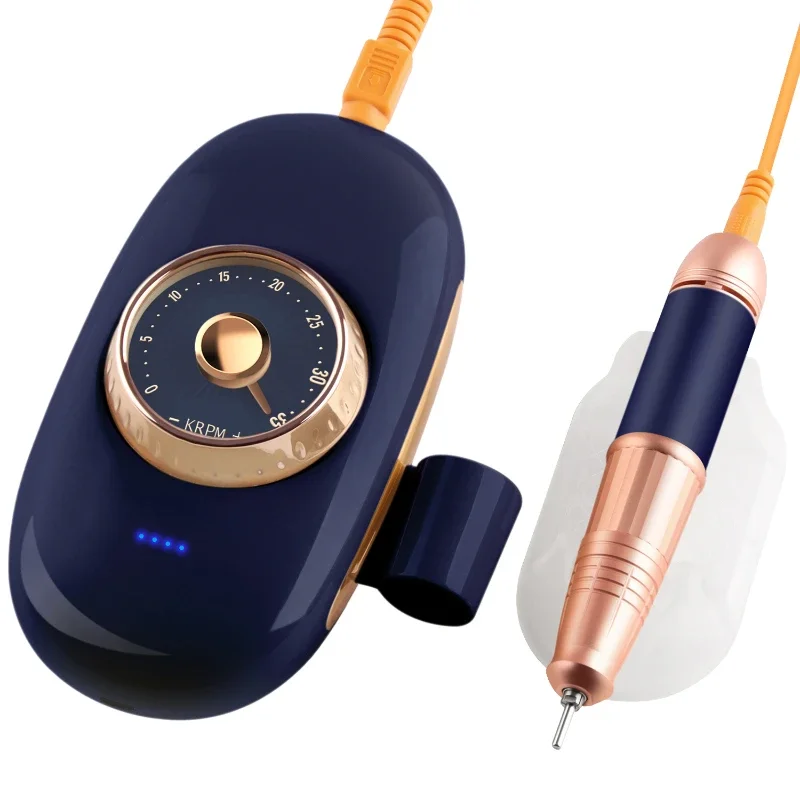 

High-power Handpiece Professional Rechargeable Portable E- Nail File Manicure Machine For Nail Salons