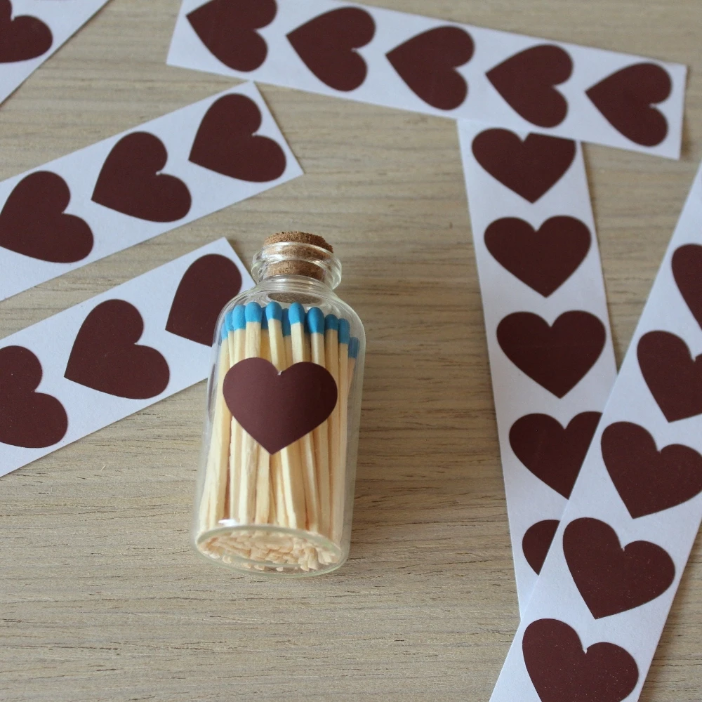 Sticky Striking Paper Self-adhesive Dots Light Up Paper Refill Cylinder Glass Bottles Sticker for Match Candle Accessories