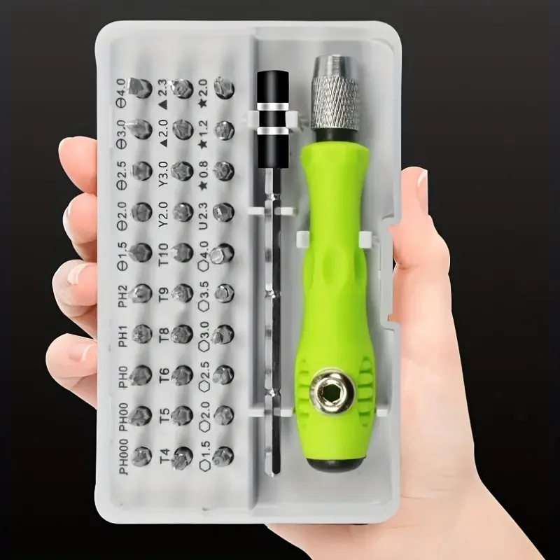 Screwdriver Set 32 In 1 Magnetic Precision Screwdriver Bits Repair Torx Ratchet Screw Driver For Phone Laptop Non-slip Hand Tool