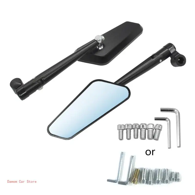 Motorcycle Rearview Mirror 2Pcs/Pair Scooter Motocross Rearview Mirrors 8/10mm