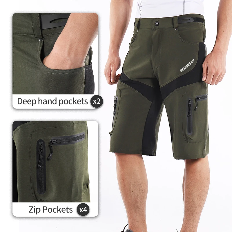 Mens Bike Shorts Men's Mountain Bike Shorts Padded Cycling Shorts