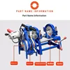 Hand Push Type Butt Welding Machine PE Fusion Welding Machine Pipe Hot Melt Machine Precision PE Butt Fusion Welder 6