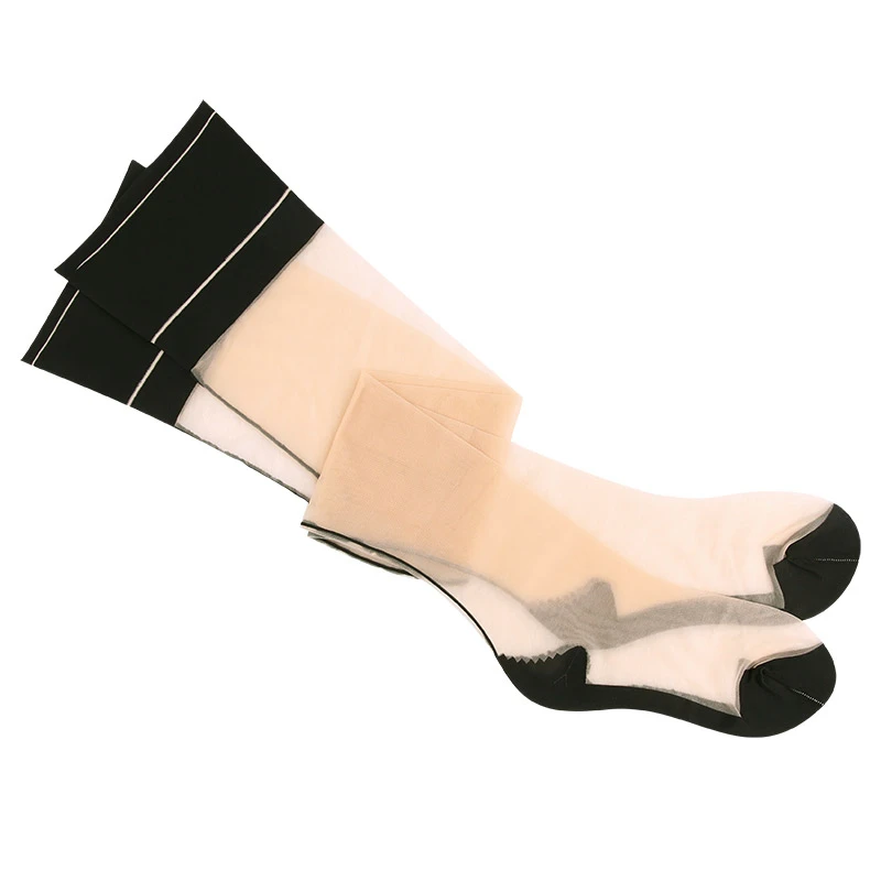 WDSOPK Medias Retro Brillantes Hasta El Muslo, Ultrafinas, Transparentes, Largas, Para Mujer, Color Gris, Talla única (Talla única Verde