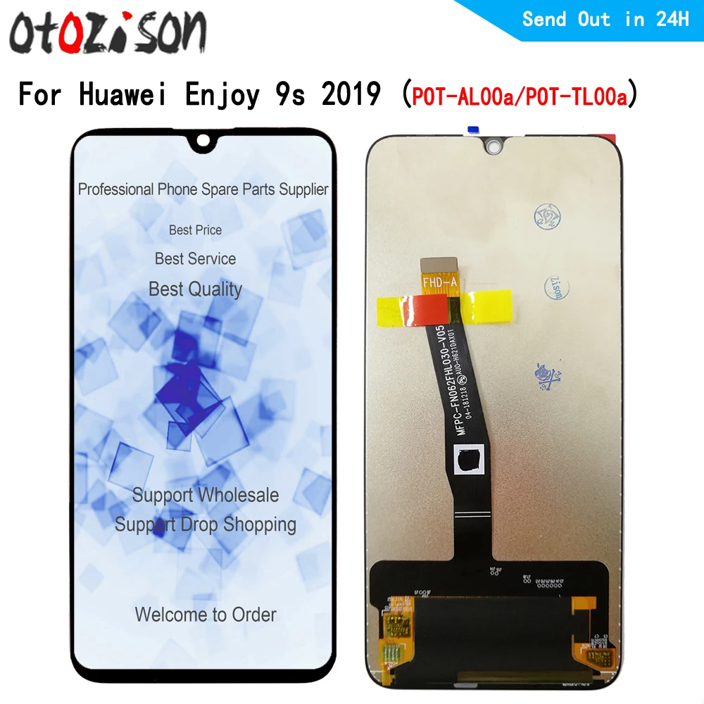 

6.21" IPS LCD For Huawei Enjoy 9s 2019 POT-AL00a, POT-TL00a LCD Display Touch Screen Digitizer With Frame Assembly For Enjoy9S