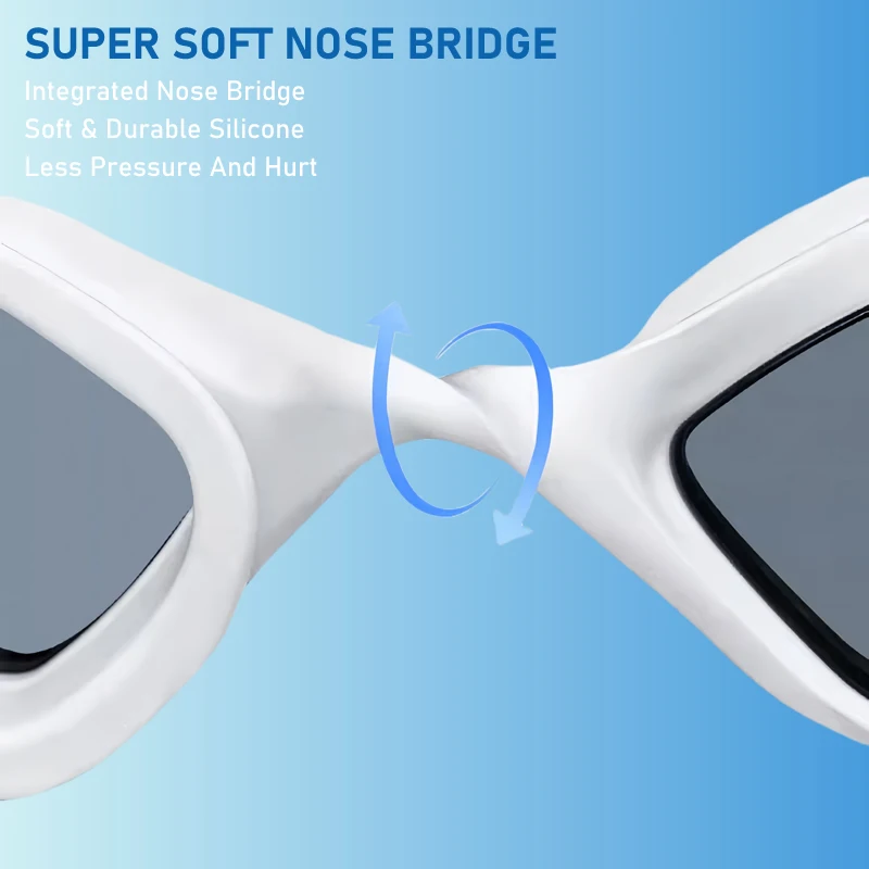 Adults Teenagers Training Racing Swimming Goggles Men Women Anti-Fog HD Wide-Angle Leak-proof Silicone Swim Glasses