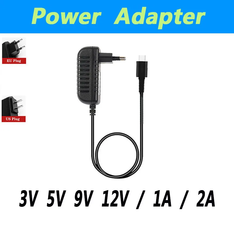 Laimaieco Adapter Power Supply 3V 5V 9V 12V Caricabatterie Per Decathlon Ellittica Cross Trainer Type-C Compatibile Con Type-C